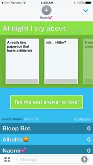 bloopers - a card game of lol vs omg iphone screenshot 4
