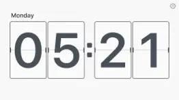 flip clock - minimalism digital alarm clock no ads iphone screenshot 2