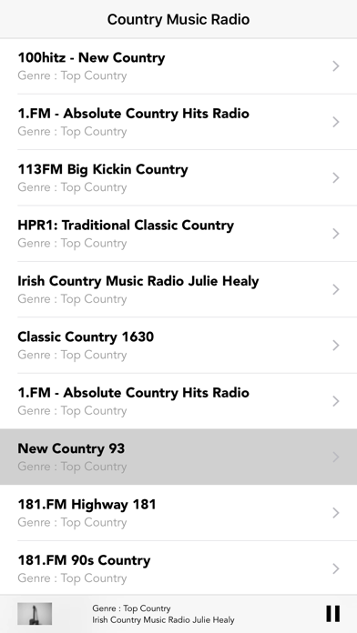 Screenshot #3 pour Top New Country Music & Songs - Play Top 40 Radio