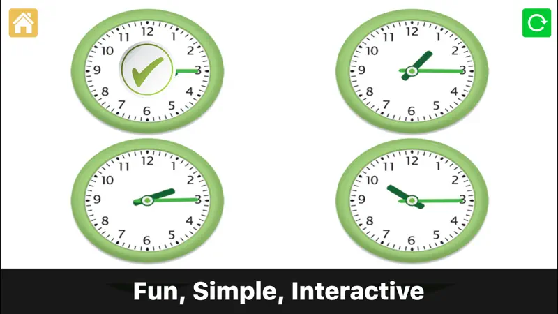 Telling Time - Photo Touch Game screenshot 3 of 5