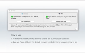 Open With -Browser/Mail picker screenshot
