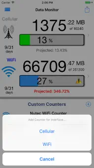 Data Monitor Pro - Control Data Usage In Real Time iphone bilder 4