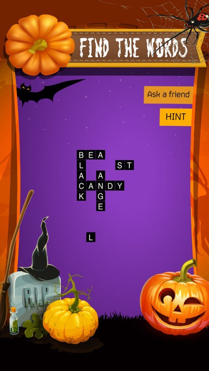 Guess the Halloween Words Puzzles Games