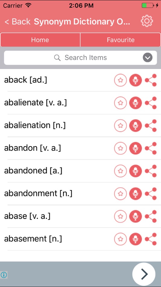 Synonym Dictionary Definitions Terms - 1.0 - (iOS)