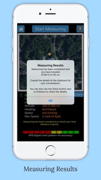 iMeasurer - Accurately measure distance using GPS