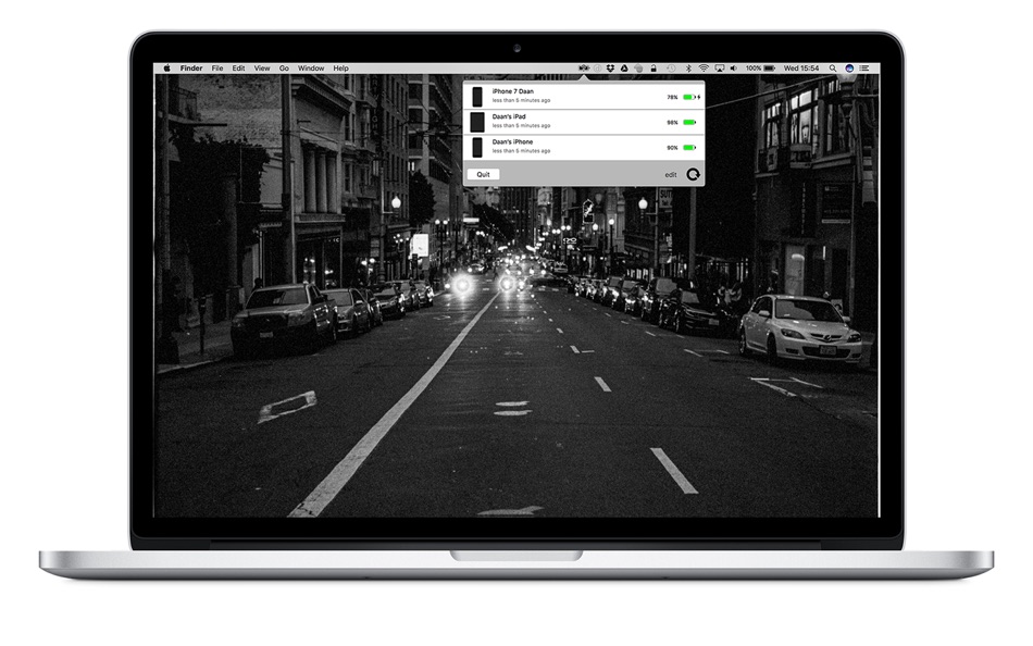 #1. Charged? (macOS) Podle: Daan van de Westelaken