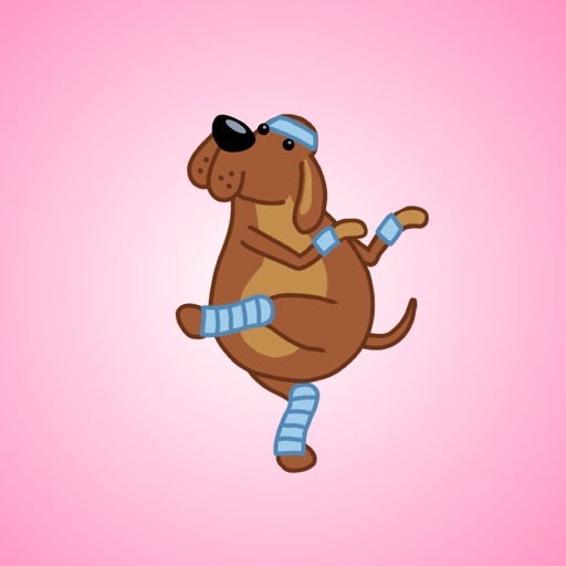 Dog Party - Funny Cute Dog Animated Stickers