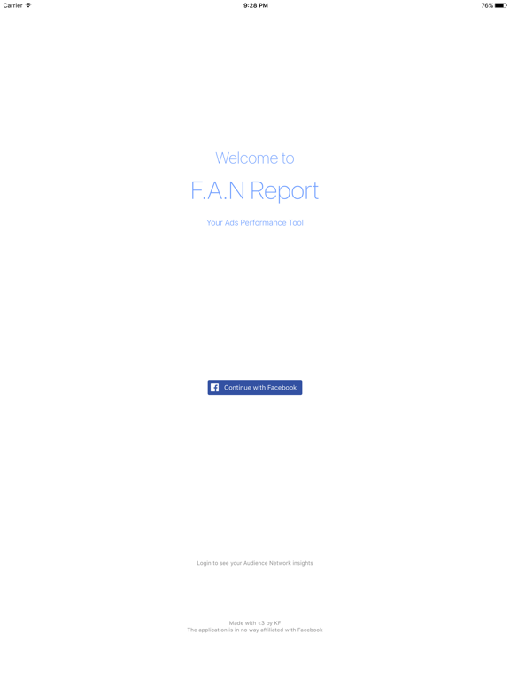 Screenshot #4 pour F.A.N Report - Audience Network Performance