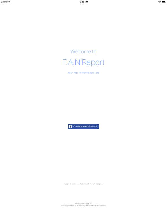 F.A.N Report - Audience Network Performanceのおすすめ画像1