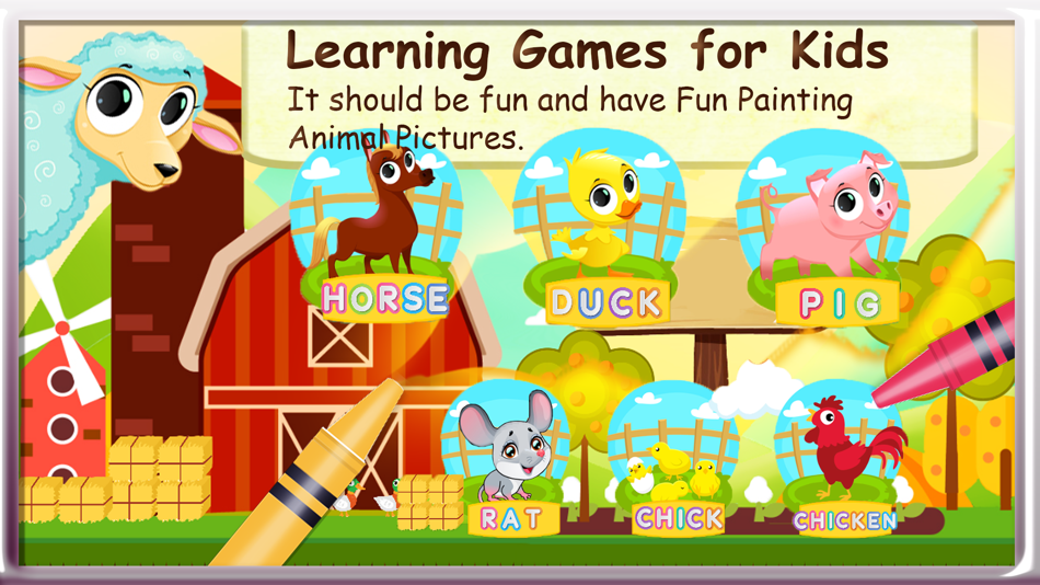 Animal Vocab & Coloring - The artstudio for kids - 1.0.0 - (iOS)