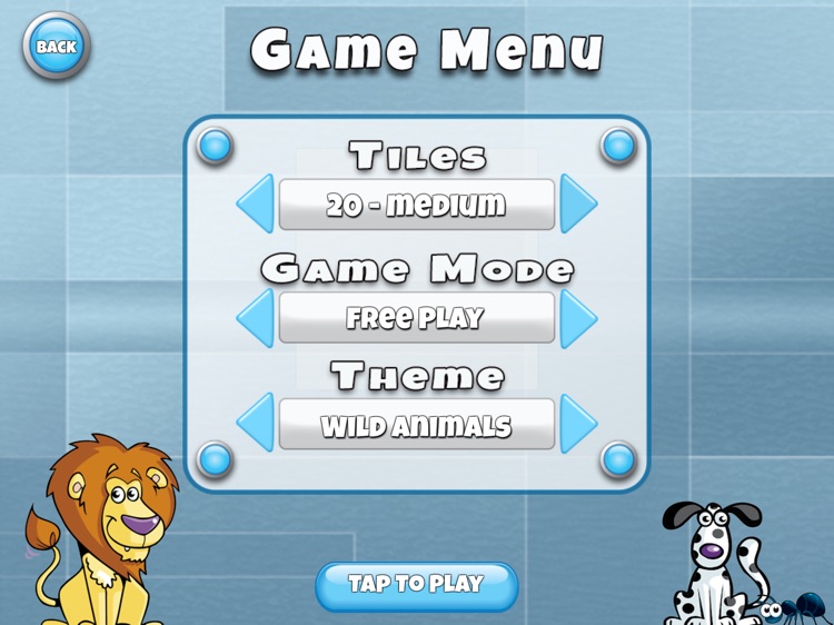 Memory Game Animals Edition