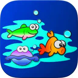 Learning Aquatic Animal Coloring for kids app icon