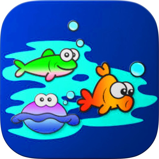 Learning Aquatic Animal Coloring for kids icon