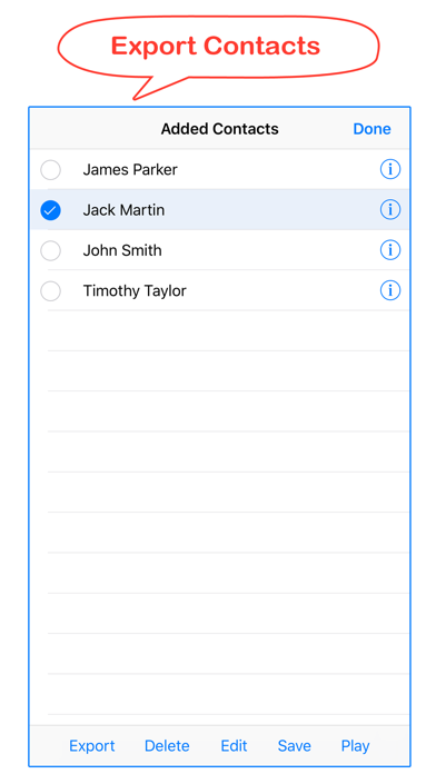 Screenshot #2 pour Fast Add Contacts by Voice