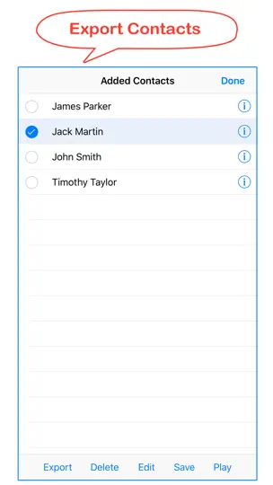 Capture d'écran de Fast Add Contacts By Voice sur iPhone 2