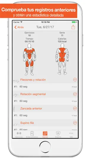Captura de pantalla de Fitness Point. en iPhone 4