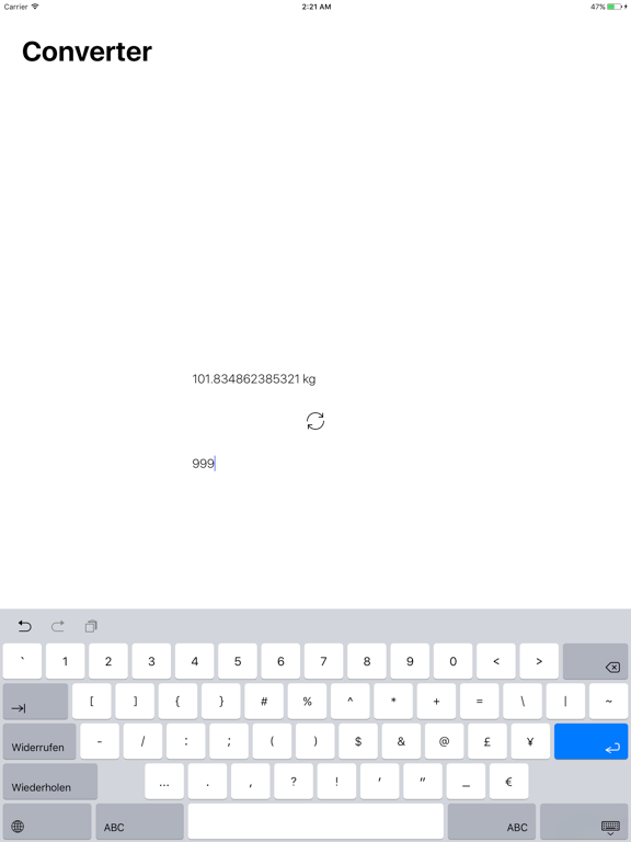 Screenshot #5 pour kg to N Converter (Physics Utility)