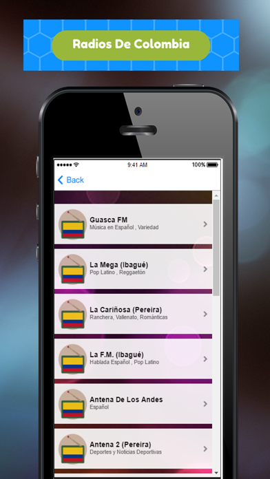 Screenshot #2 pour A+ Musica Colombiana - Radios De Colombia