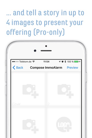 Скриншот из ImmoAlarm Pro