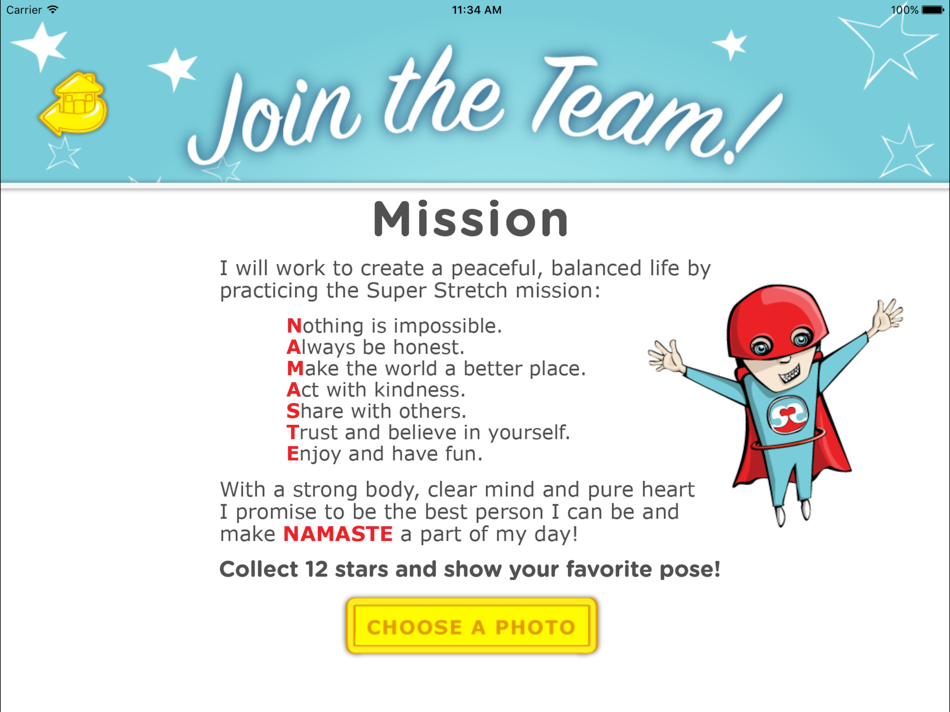 #4. Super Stretch Yoga HD (iOS) بواسطة: The Adventures of Super Stretch, LLC