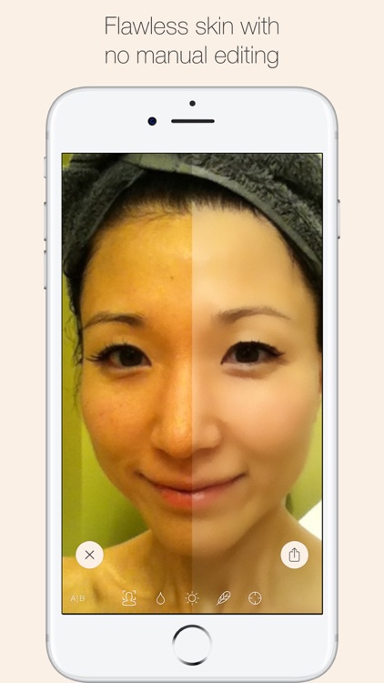 CreamCam: auto selfie enhancer