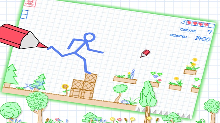 Stickman Adventure on Paper - Block Puzzle Game