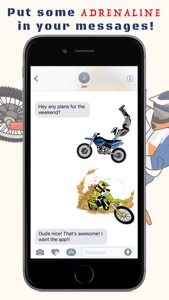 BraaapMoji Motorcycle MX Emojis & Stickers screenshot #1 for iPhone