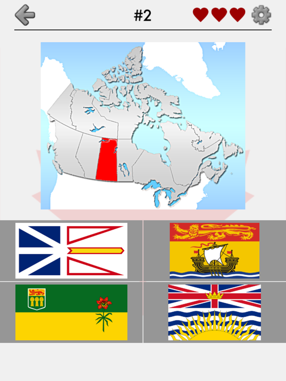 Canadian Provinces and Territories: Quiz of Canadaのおすすめ画像1