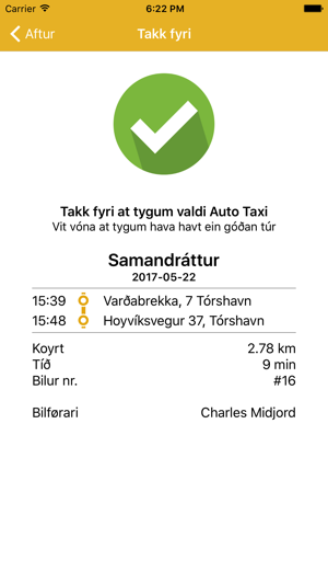 Auto Taxi - Tórshavn(圖5)-速報App