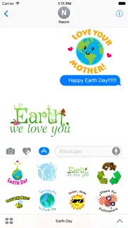 earth day - stickers iphone screenshot 2