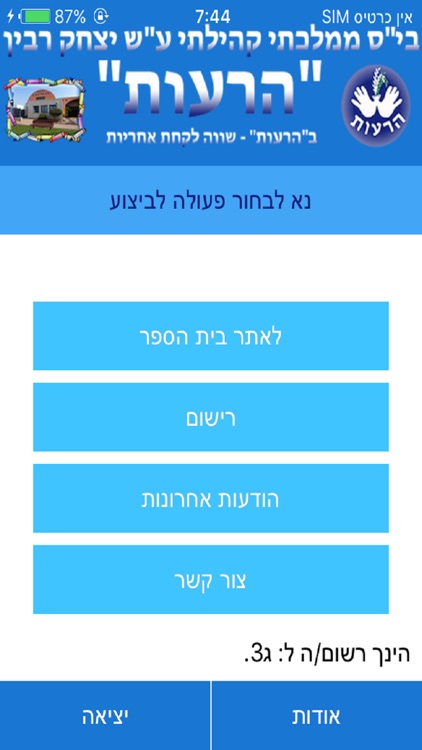בית הספר הרעות כרמיאל