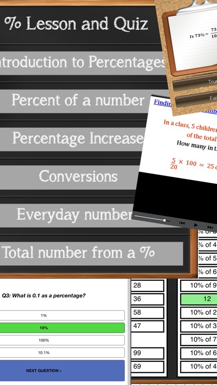 Percentage Calculator & Lesson screenshot-4