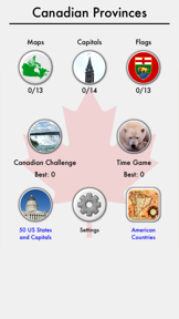 Canadian Provinces and Territories: Quiz of Canada screenshot