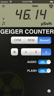 digital geiger counter - prank radiation detector iphone screenshot 3