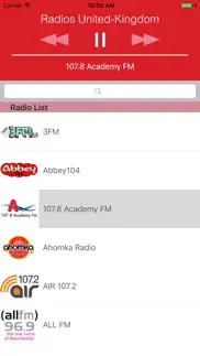radios united-kingdom (uk) : news, music, soccer iphone screenshot 1