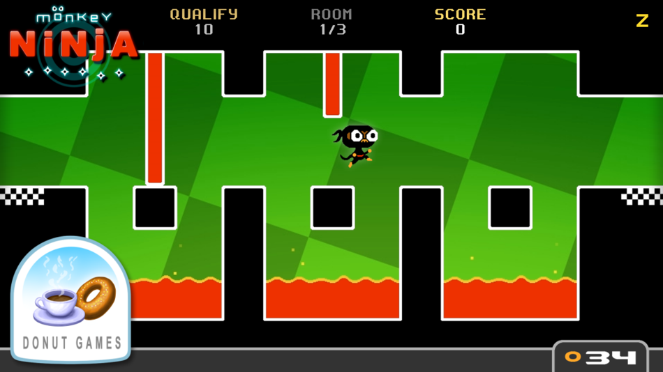 #1. Monkey Ninja (iOS) 由: Donut Games