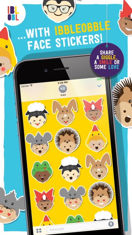 Ibbleobble Face Stickers for iMessage