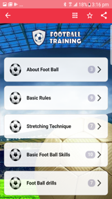 Football Training workout screenshot