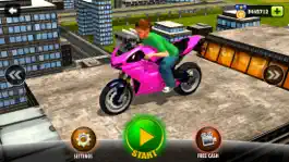 Game screenshot Kids MotorBike Stunt Rider - Rooftop Motorcycle 3D apk