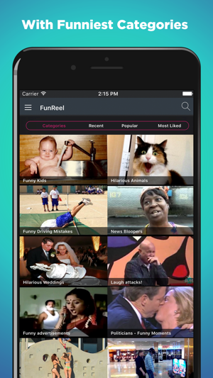 FunReel: Funny Videos HD 2018(圖2)-速報App