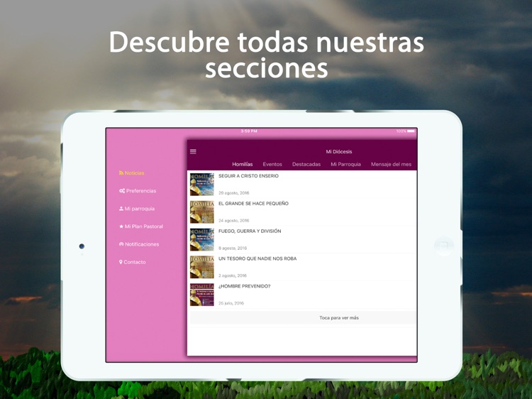 MiDiocesis para iPad