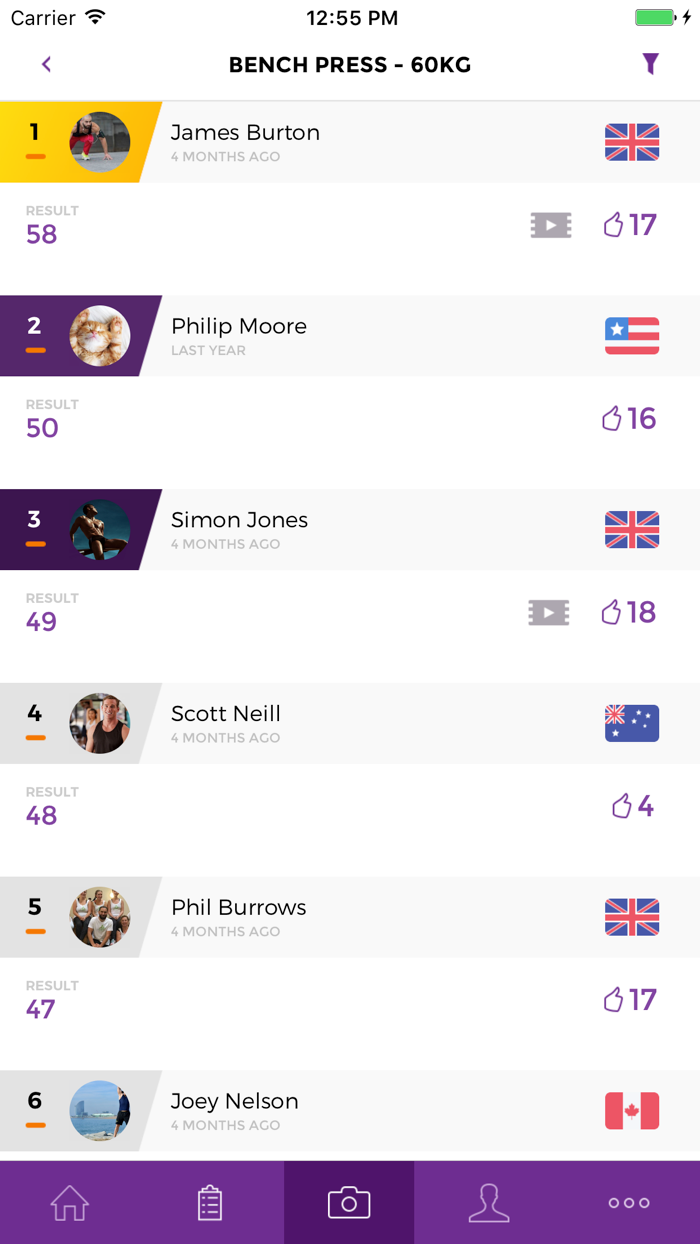 GymFit The fitness social network.