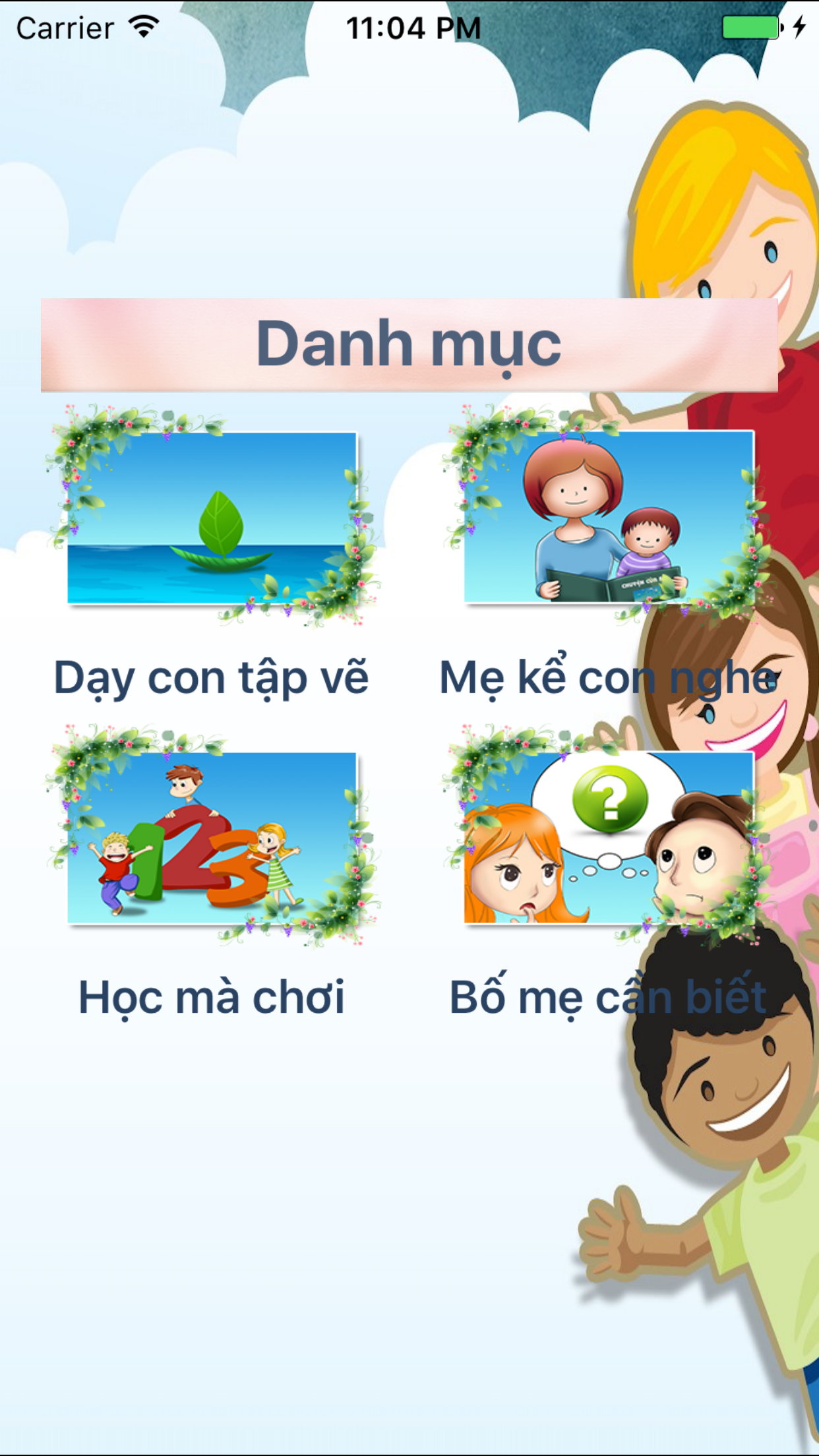Mẹ và Bé yêu-Ứng dụng nuôi dạy bé từ 0 đến 5 tuổi screenshot 2