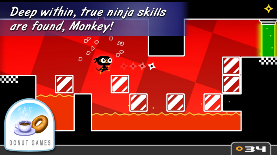 #2. Monkey Ninja (iOS) 由: Donut Games