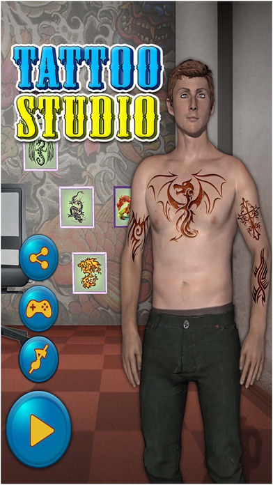 Tattoo Design 3D : Tattoo Artist Salon Game screenshot 1