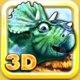 Dinosaurs walking with fun 3D puzzle game in HD