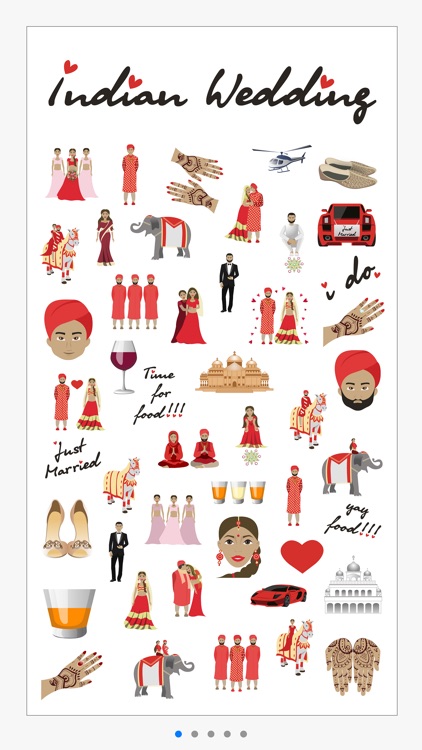 Indian Wedding Stickers By Coach Off Inc