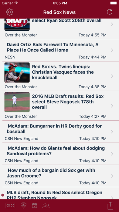 Screenshot #1 pour Boston Baseball - Sox edition