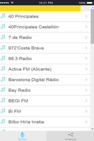 España Radios: Musica y Noticias online screenshot 2