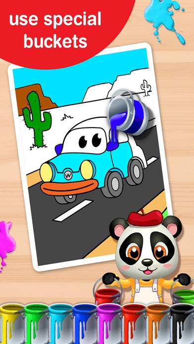 Baby Panda Paintbox - Coloring Games for Kids!のおすすめ画像3